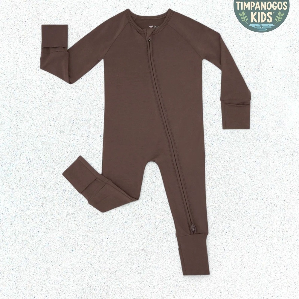 Little Sleepies NWT Dark Chocolate Zippy | Preemie